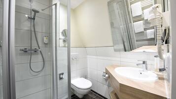 Free toiletries, hair dryer, slippers, towels