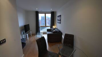 Căn hộ Tiêu chuẩn, 1 giường đôi, không hút thuốc | Khu phòng khách | TV màn hình phẳng