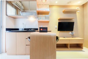 Living area - Bassura City Apartment 1BR near Jatinegara (Jakarta)