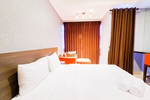 Rum | Skrivbord, gratis wi-fi och sängkläder