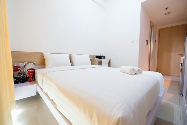 Habitación | Escritorio, wifi gratis y ropa de cama 