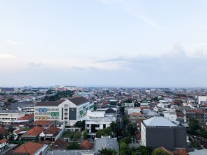 Room | View from room - Comfy 1BR Twin Tower Apartment (Surabaya)