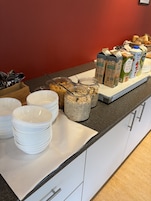 Daily buffet breakfast (DKK 75 per person)
