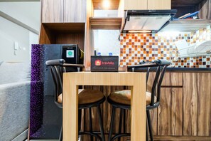 In-room dining - Classic 2BR Bassura City Apartment (Jakarta)