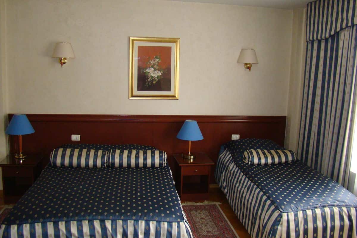 Deluxe kamer, 1 twee- of 2 eenpersoonsbedden, 1 slaapkamer (Gladijola) | Een minibar, een kluis op de kamer, geluiddichte muren