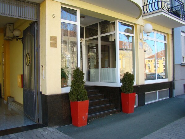 Entrada de la propiedad