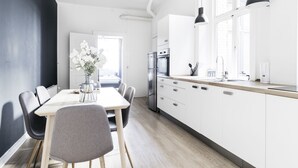 Apartment | Shared kitchen | Coffee/tea maker, fridge, oven, stovetop