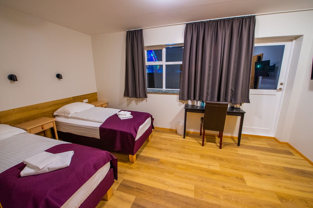 double or twin room, private bathroom, ground floor | desk, blackout curtains, free cots/infant beds, free wifi