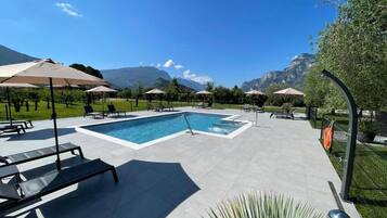 Seasonal outdoor pool