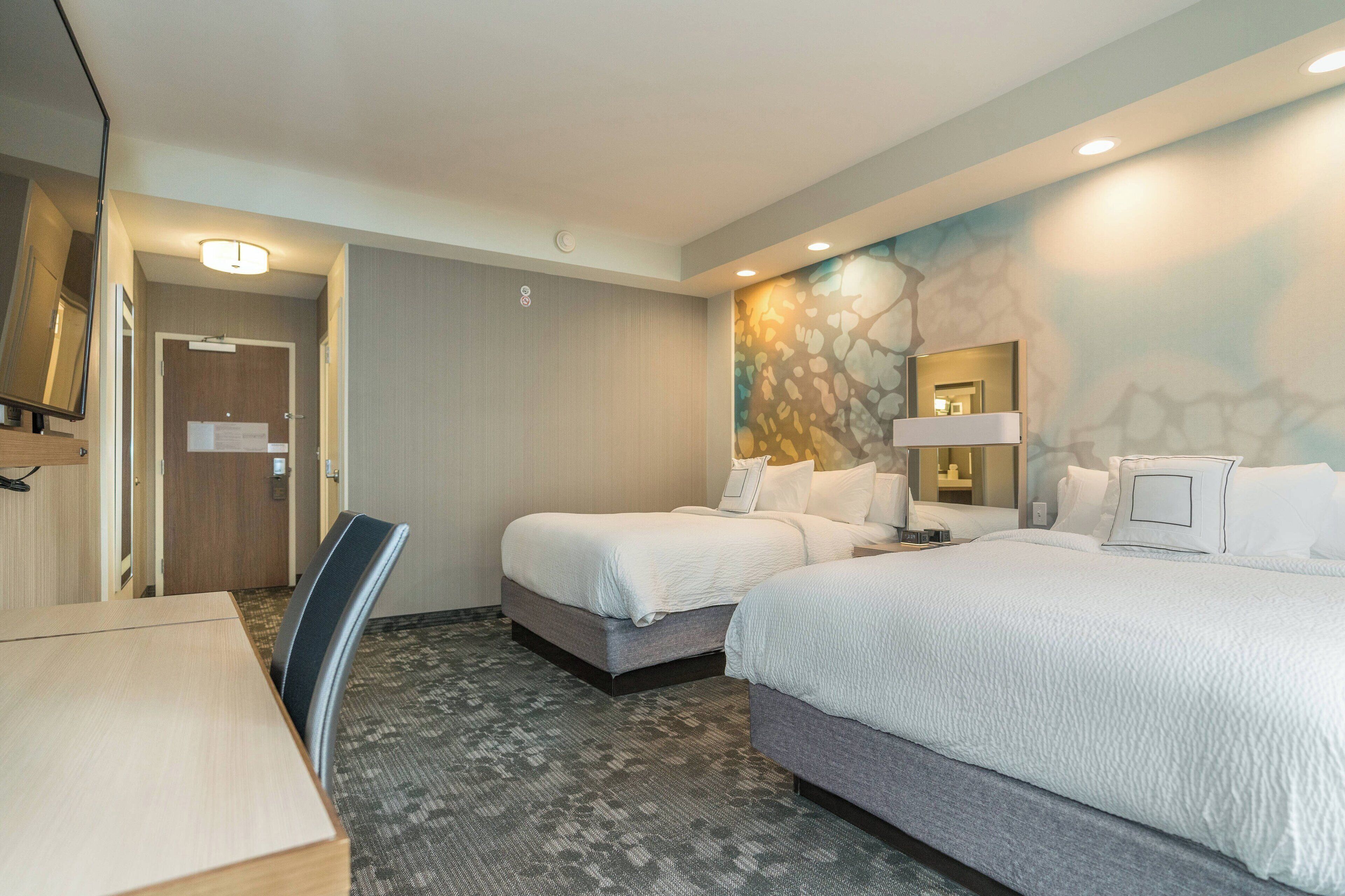 room, 2 queen beds | premium bedding, pillow-top beds, desk, laptop workspace