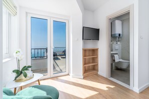 Superior-Doppelzimmer, 1 King-Bett, Meerblick | Verdunkelungsvorhänge, schallisolierte Zimmer, kostenloses WLAN