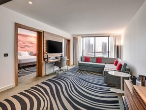 Executive Suite, 1 Double Bed with Sofa bed, Lagoon View | Hypo-allergenic bedding, down comforters, Select Comfort beds, minibar - Novotel Sharjah Expo Center (Sharjah)