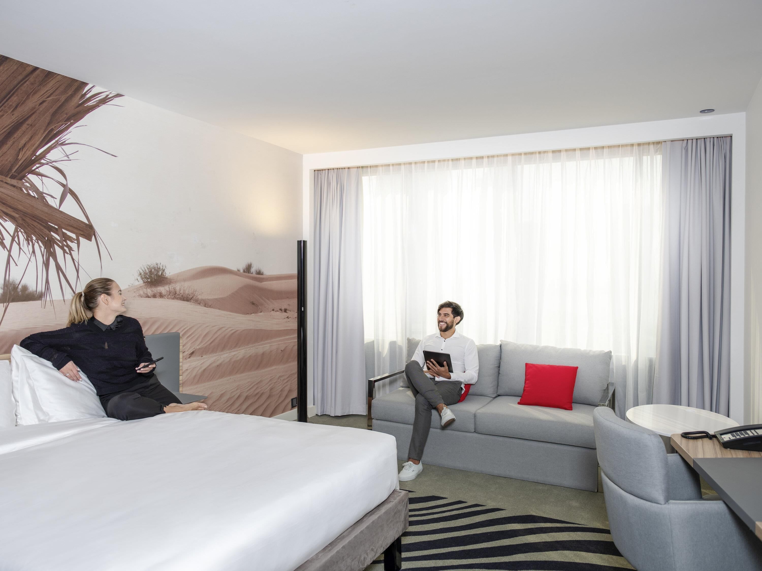 Hypo-allergenic bedding, down comforters, Select Comfort beds, minibar