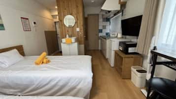 雙床房, 非吸煙房 | 遮光窗簾/窗簾、免費 Wi-Fi、床單