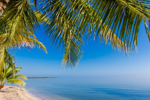 En la playa, toallas de playa