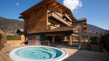 Blick von der Unterkunft