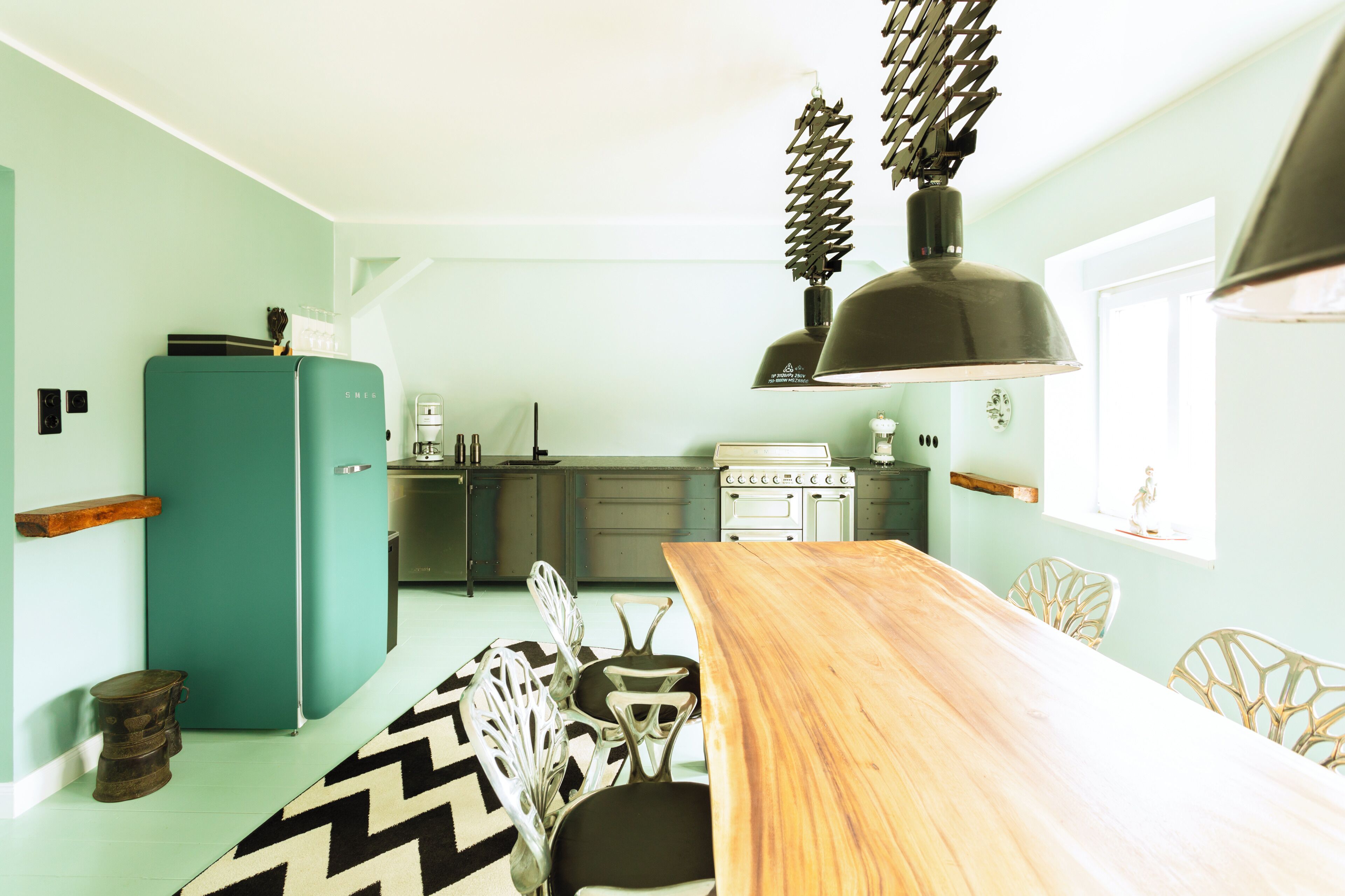 Design-Apartment, 1 Schlafzimmer (Türkise Türe) | Eigene Küche | Ofen, Herdplatte, Mixer, Rührgerät