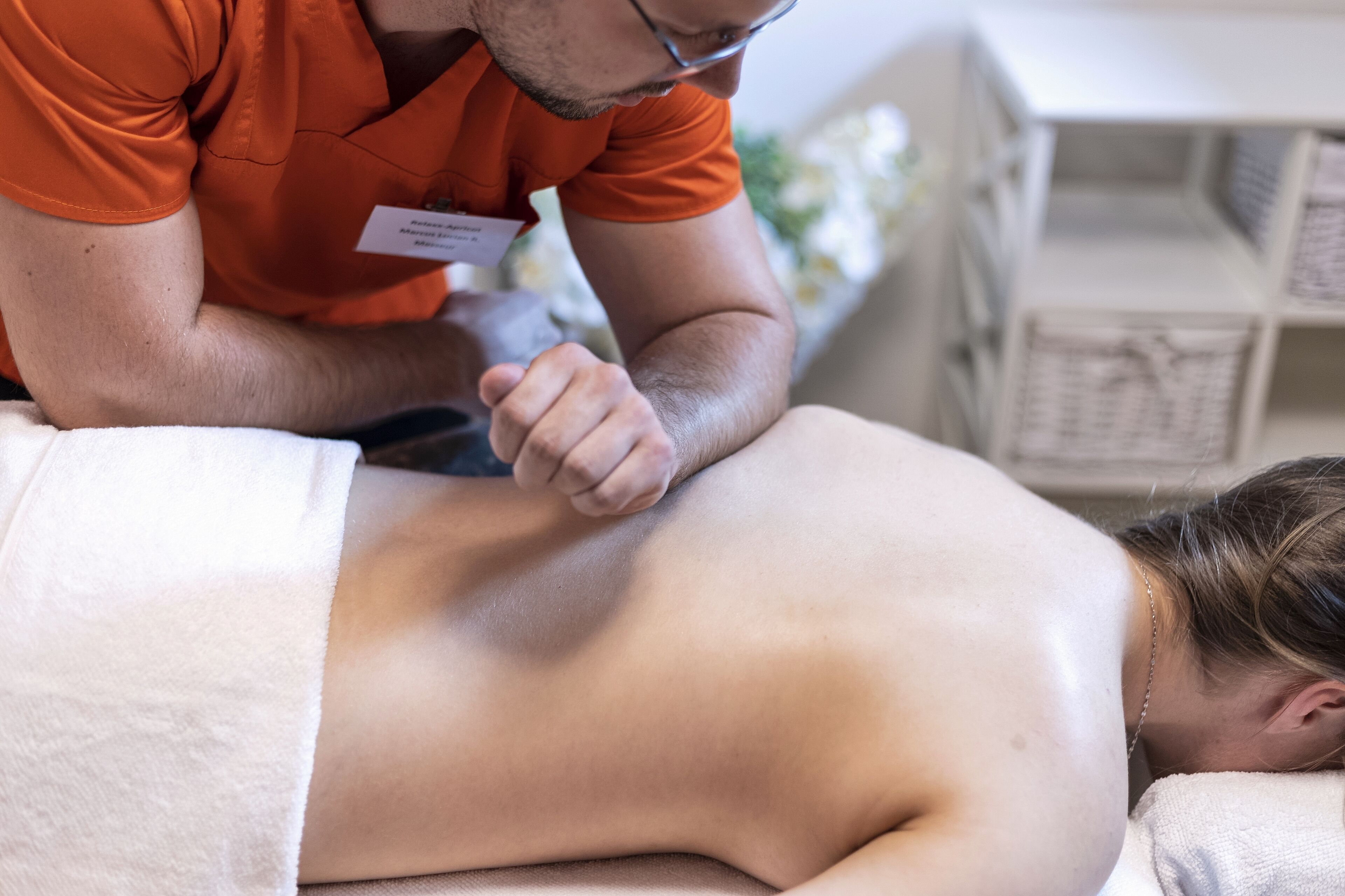 hot stone massages, deep-tissue massages, massages