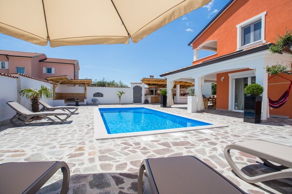 Outdoor pool - Villa Deni with pool in Istria with 4 bedrooms  (Buje)