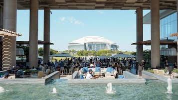 Vue depuis lâhĂ©bergement