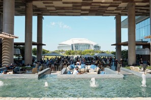 Udsigt fra overnatningsstedet