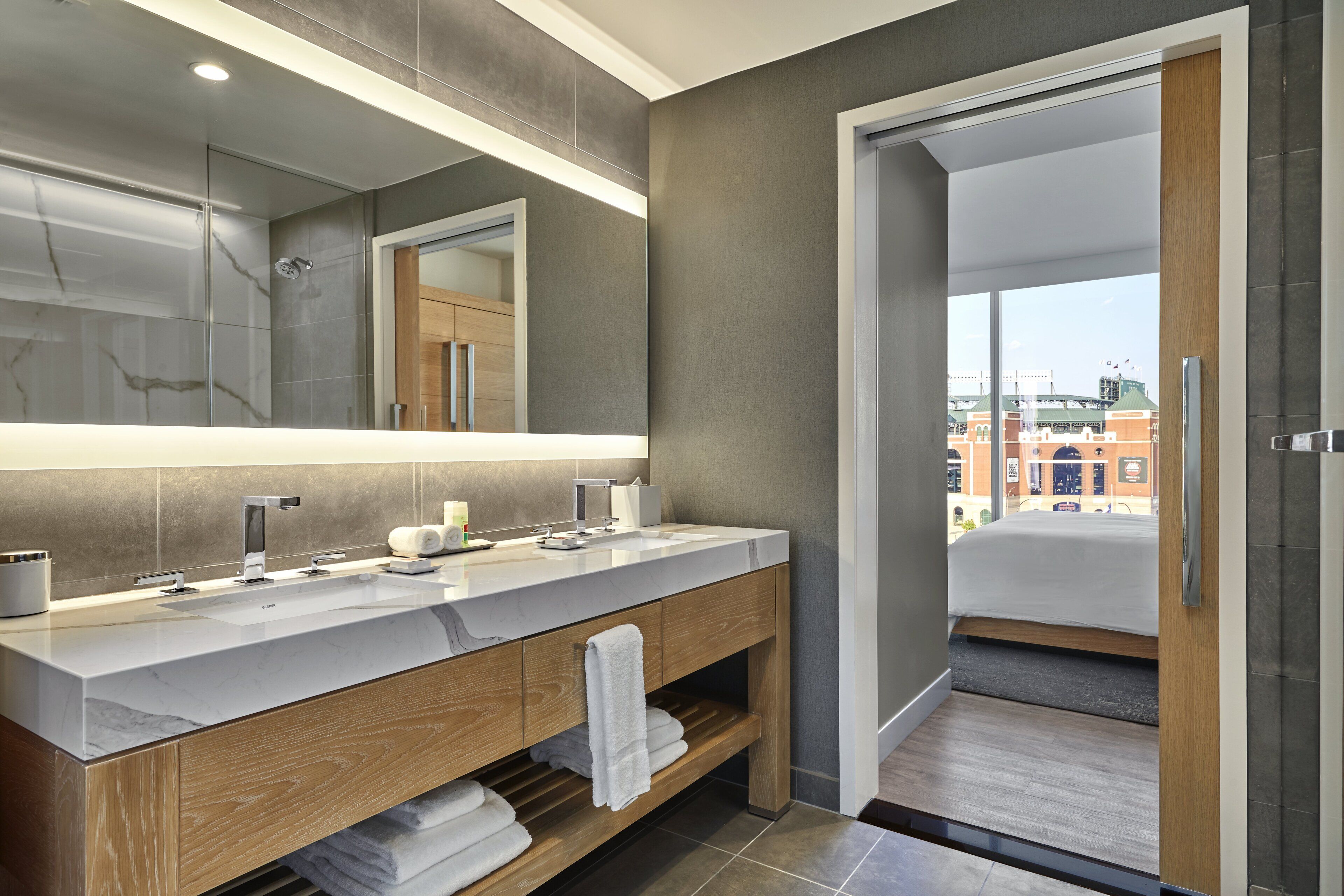 free toiletries, hair dryer, bathrobes, towels