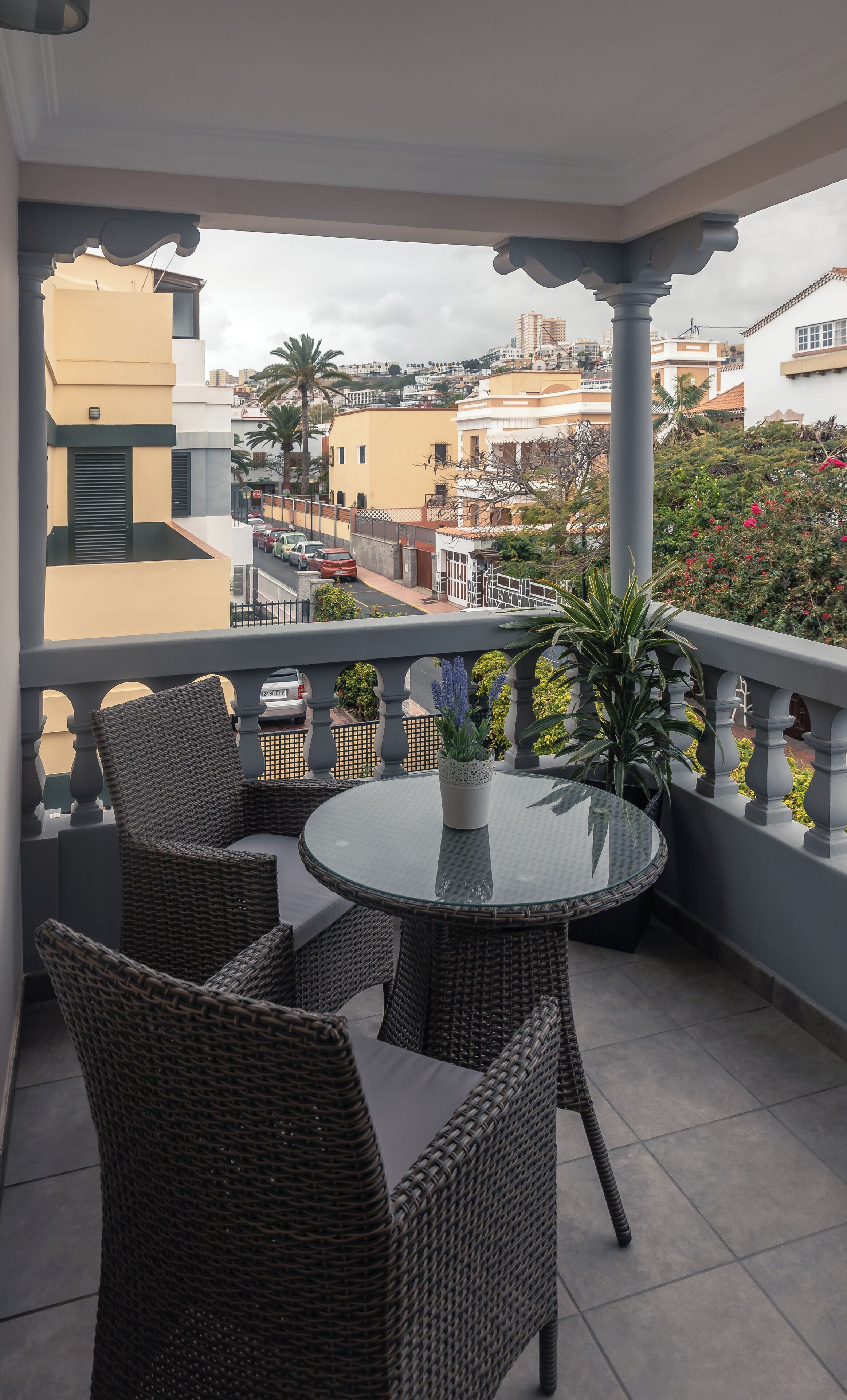 double room, balcony | balcony view
