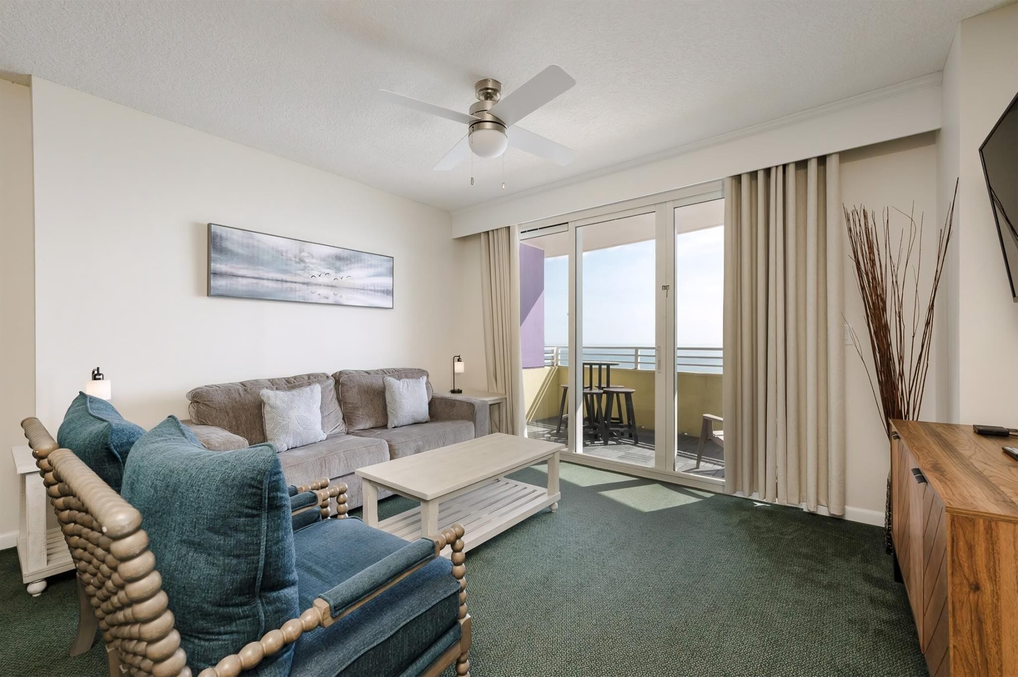 Condo (Unit 2024) | Living room | Flat-screen TV