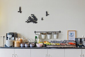 Kontinental frokost er inkludert hver dag