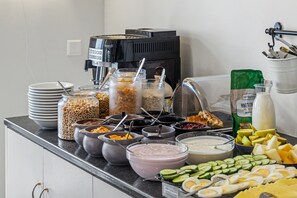 Kontinental frokost er inkludert hver dag