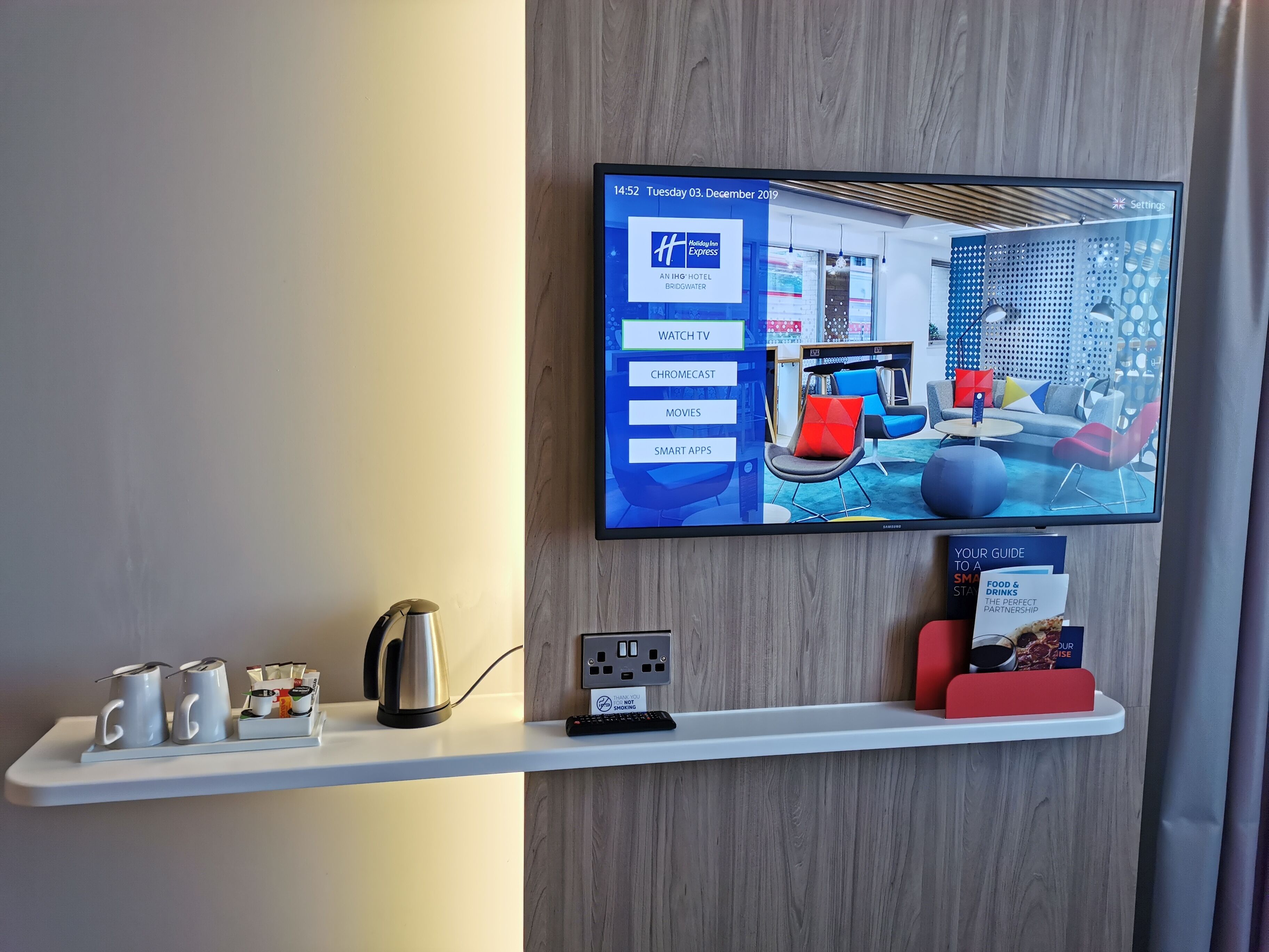 desk, blackout curtains, iron/ironing board, cots/infant beds