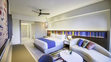 Suite, 1 kamar tidur, pemandangan samudra (Master, Club) | 1 kamar tidur, seprai katun Mesir, dan seprai premium