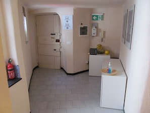 Interior entrance