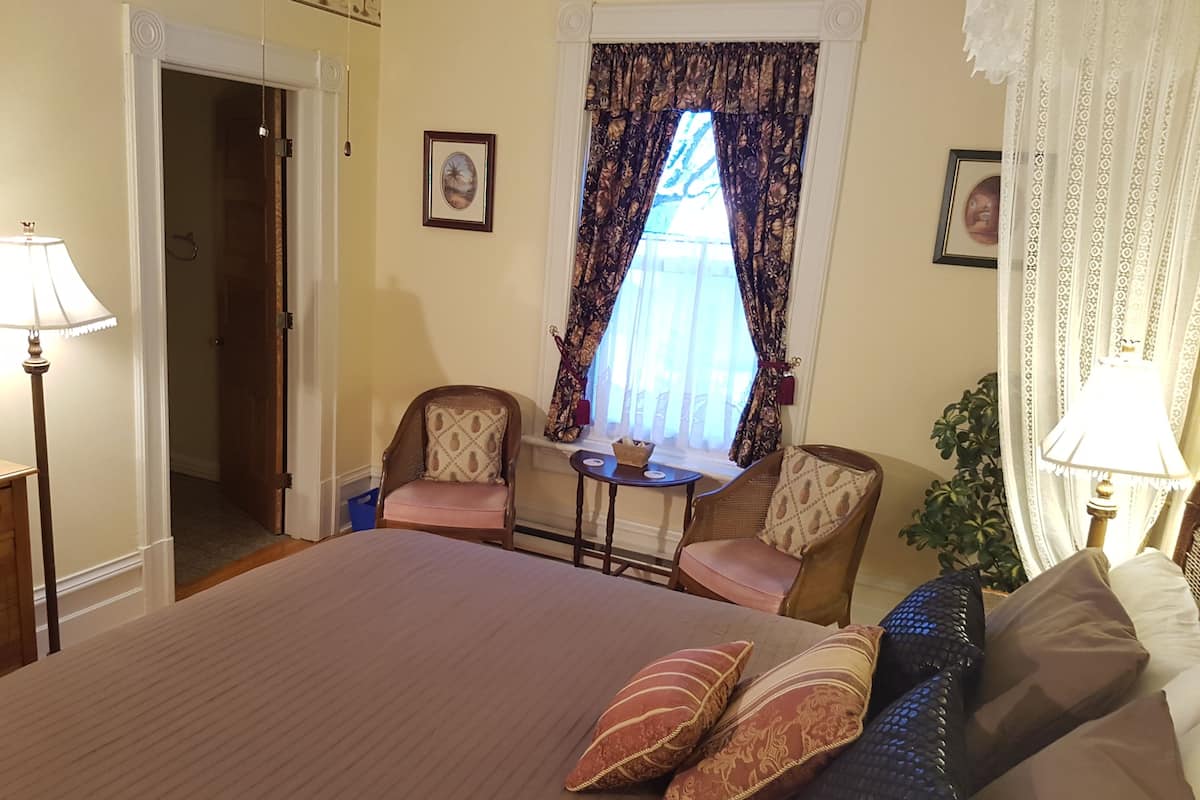Chambre Standard double, 1 grand lit, non-fumeur, vue sur le fleuve (MacLaren) | Draps en coton égyptien, literie de qualité