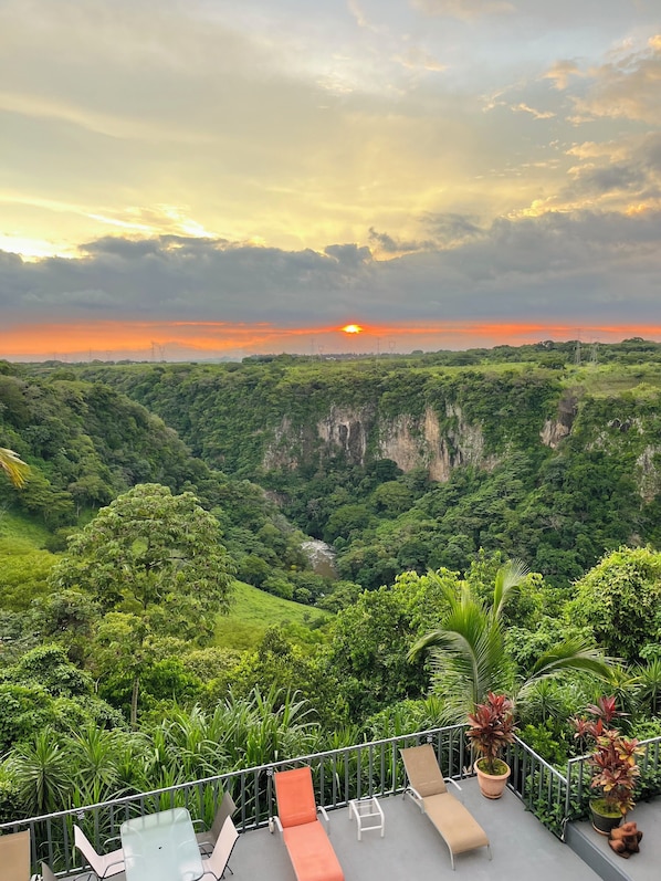 Utsikt fra overnattingsstedet