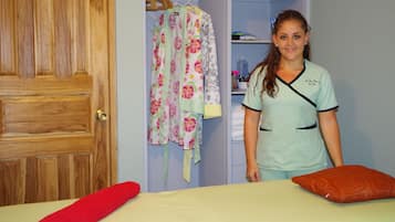 Hotstone-massages, diepe bindweefselmassages, gezichtsbehandelingen