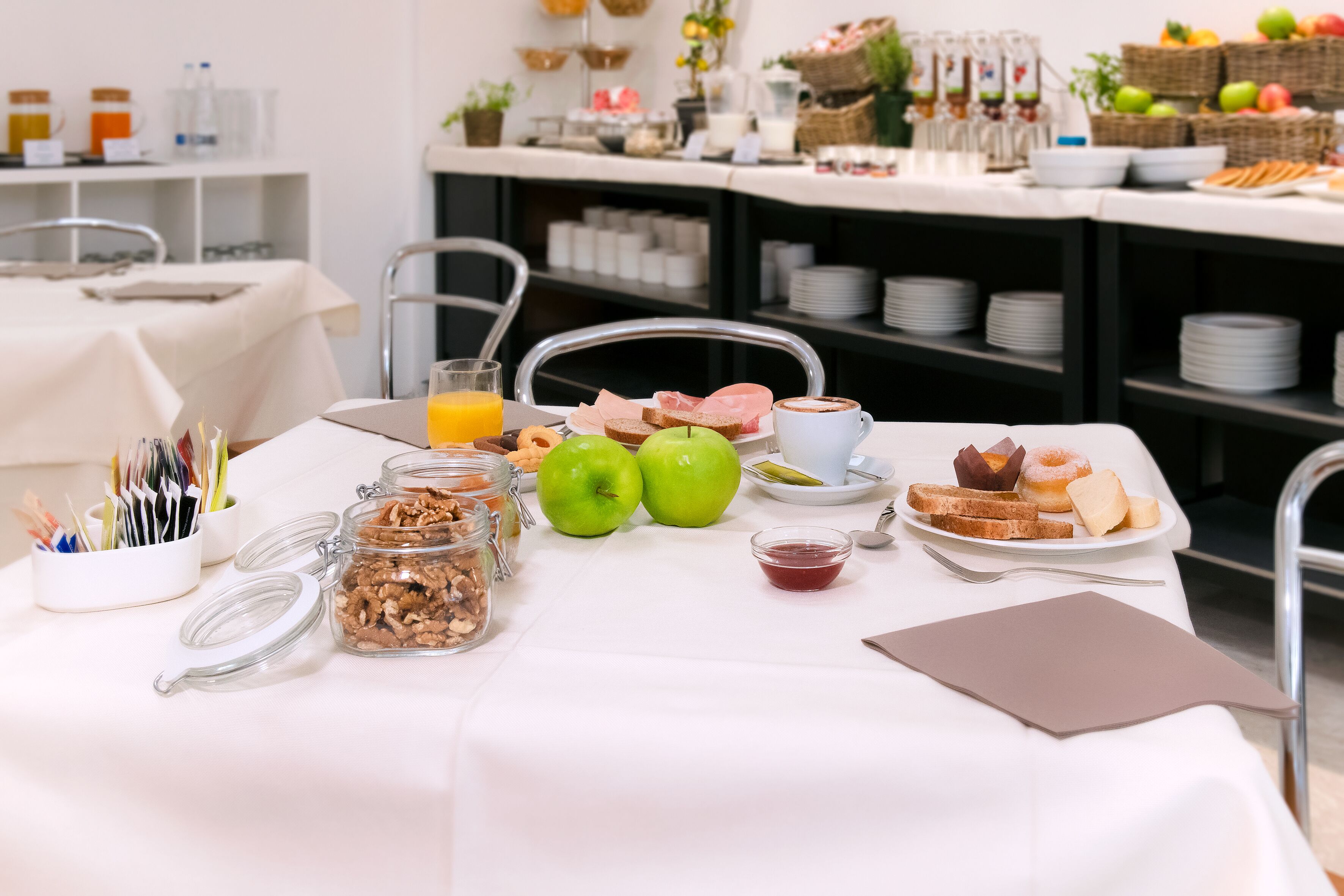 daily buffet breakfast (eur 10 per person)