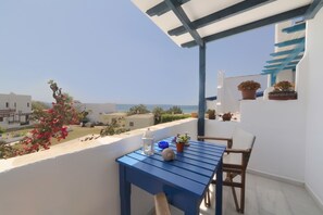 Blick vom Balkon