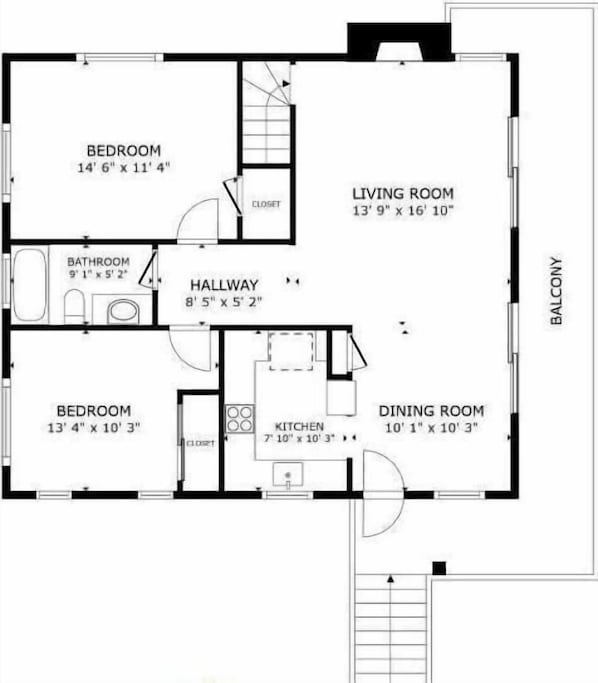 House, Multiple Beds, Mountain View (Silver Spring Chalet) | Floor plan