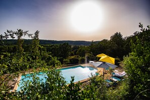 Outdoor pool - Fantastic holiday home with a private pool and wonderful views of the Dordogne (Bézenac)