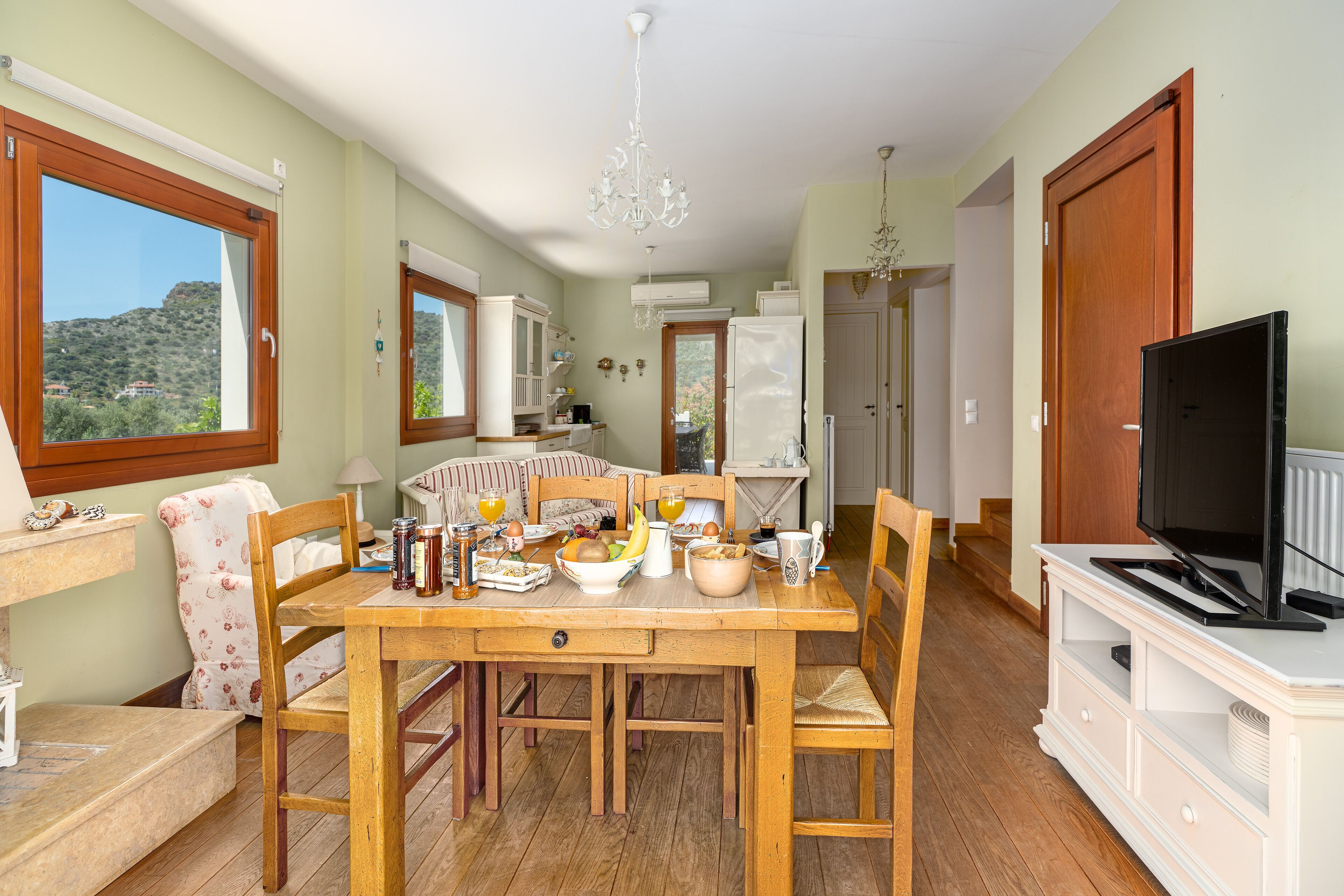 Villa, 4 Bedrooms, Private Pool, Sea View | Private kitchen | Full-sized fridge, oven, stovetop, dishwasher