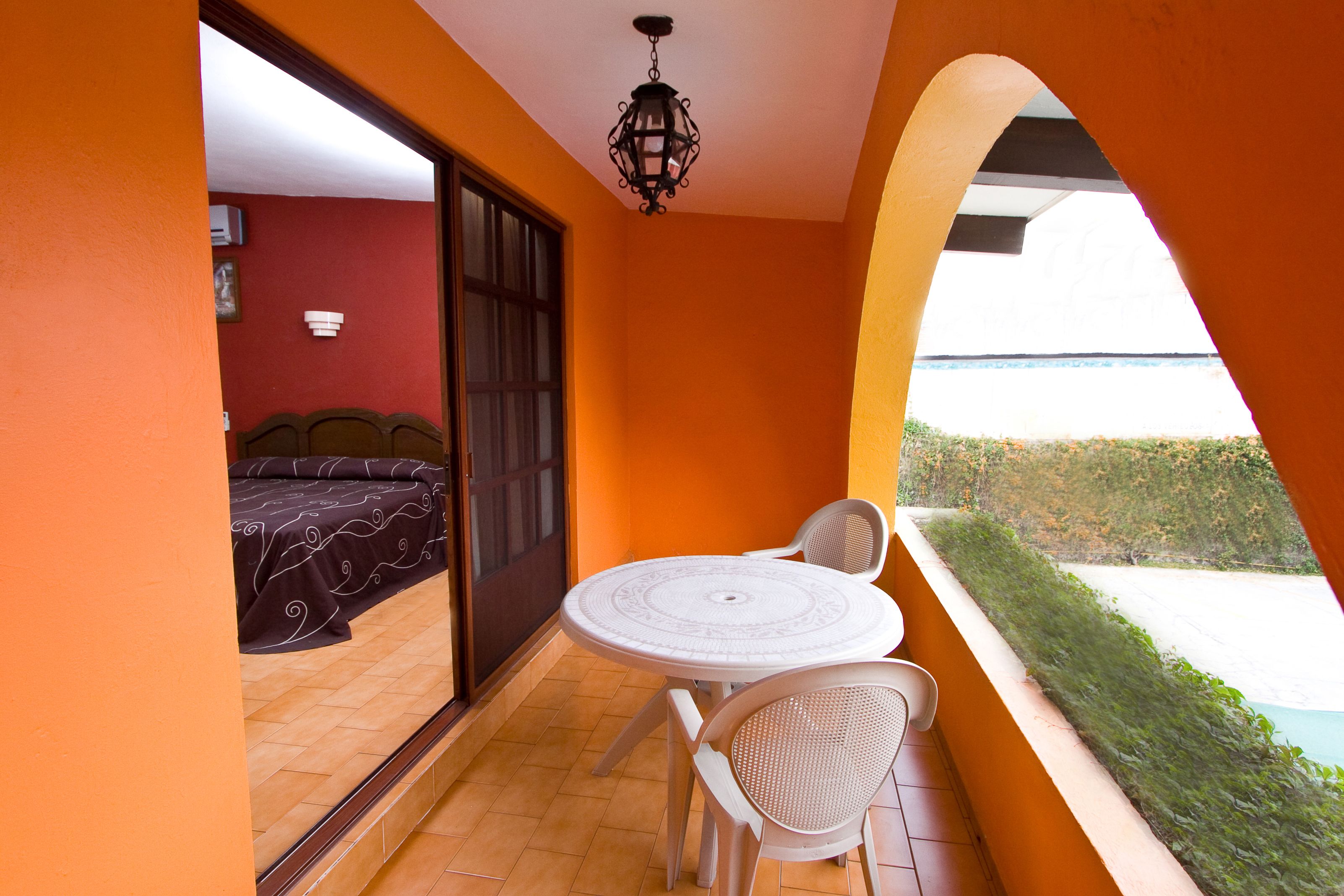 double room, 2 queen beds, non smoking | balcony