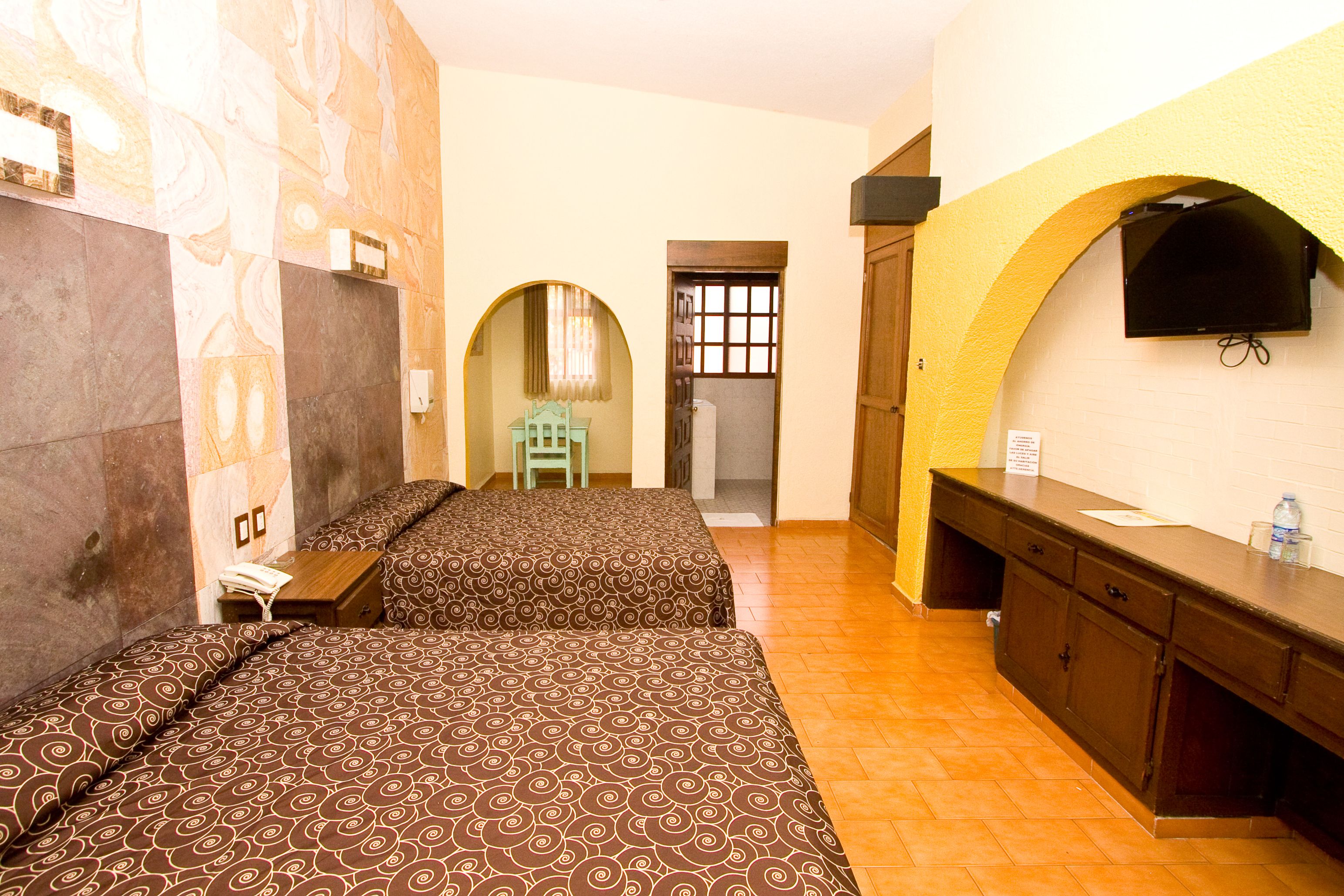 individually decorated, individually furnished, desk, laptop workspace