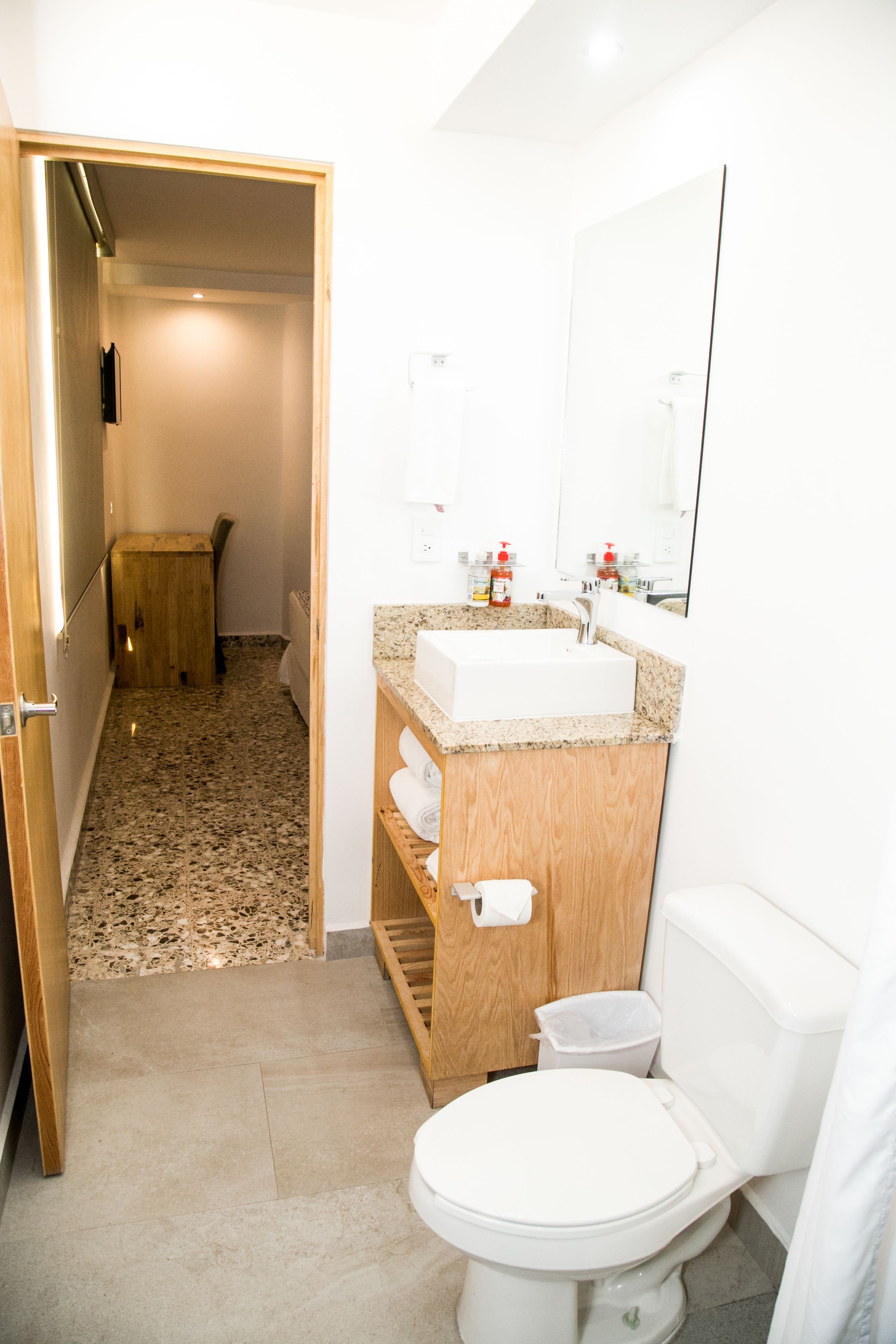 business room, 1 double bed, non smoking | bathroom | shower, free toiletries, towels