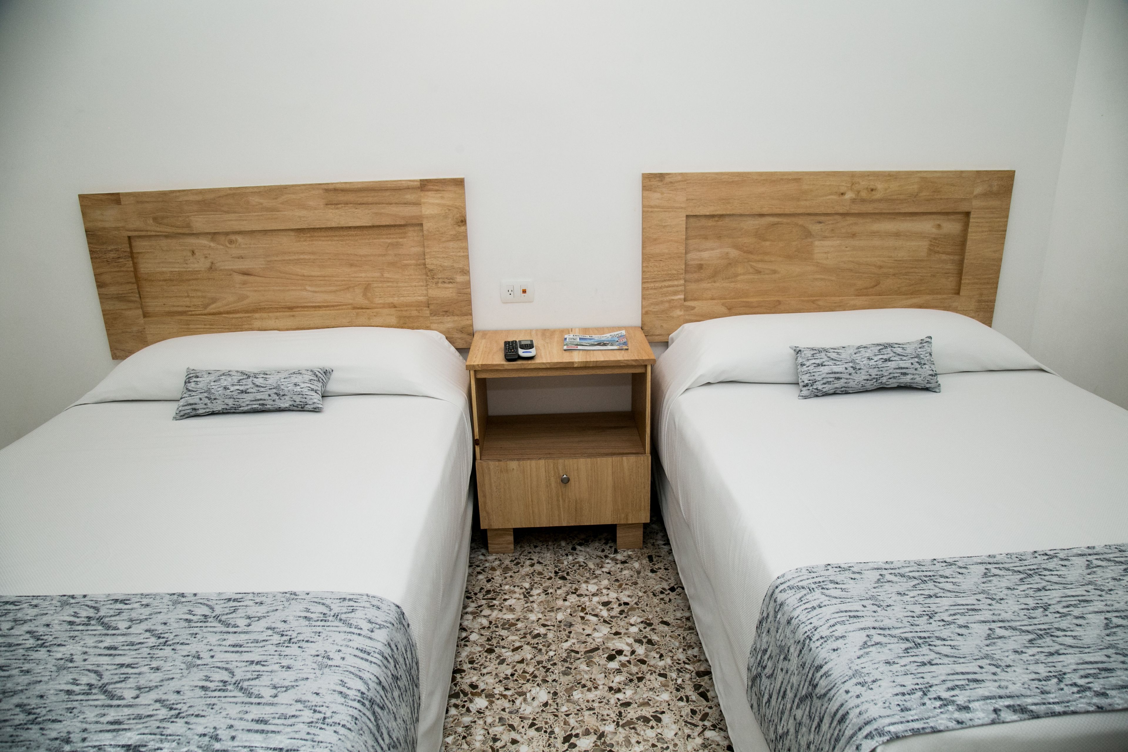 family room, 2 double beds, non smoking | premium bedding, memory-foam beds, individually furnished, desk