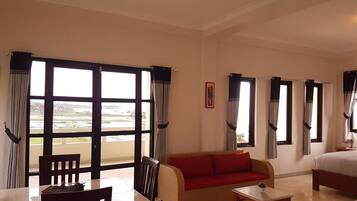 Habitación doble Deluxe, 1 cama King size, vista al océano | Vista desde la habitación