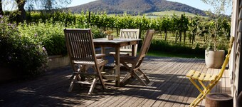 Yarra Valley Vineyard Cottage - premier location with spectacular views.