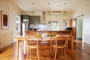 Dining - Yarra Valley Vineyard Cottage - premier location with spectacular views. (Gruyere)