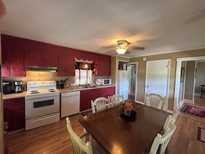 Fridge, microwave, oven, stovetop - Historic Riverhouse w/ riverview! Privacy and seclusion! Steps away from River! (Elkton)