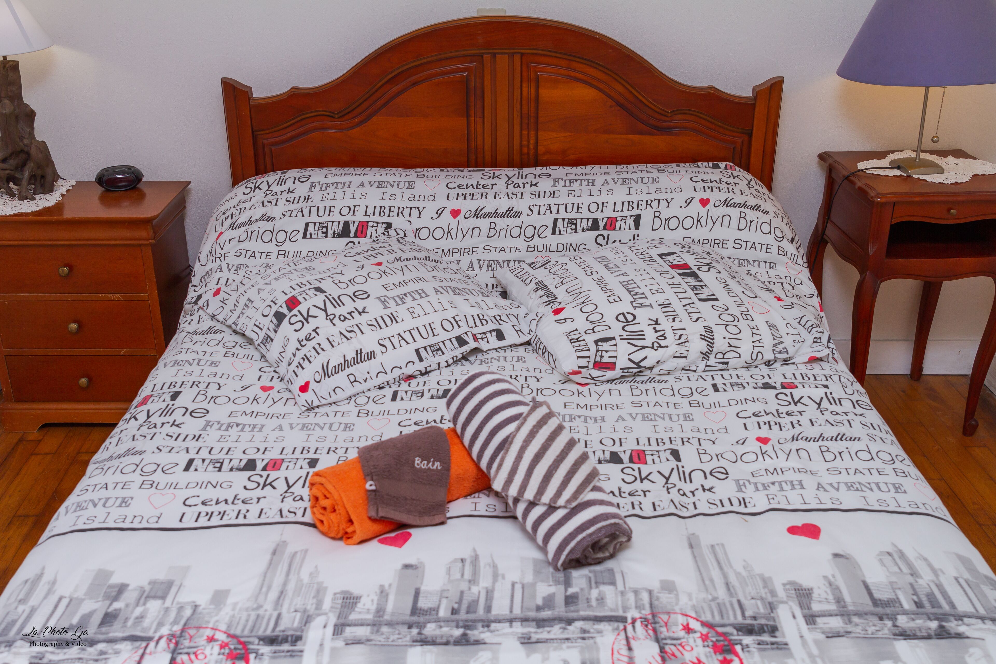 2 habitaciones, tabla de planchar con plancha y wifi gratis 